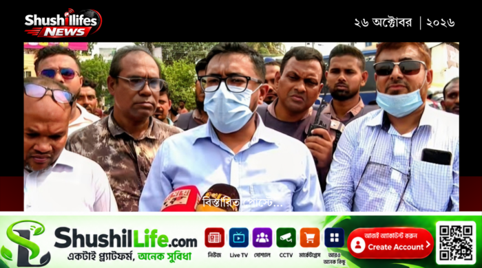 খুলনায় ফুটপাত দখলমুক্ত অভিযান